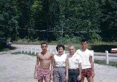 Joe, Angie, Al, and Fred Miola